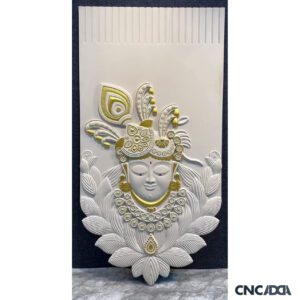 3DGOD-1106 Shreenath ji Face 3D CNC Model Artcam Relief & STL Download CNCadda.in