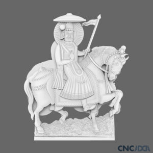 3DGOD-1114 Ramdev pir baba 3D CNC Model Artcam Relief & STL Download CNCadda.Com