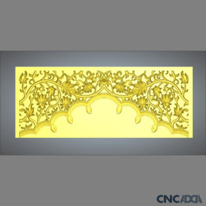 3DTMRB-1006 3D Temple Mehrab For Mandir Design Stl & Relief Download CNCadda.in