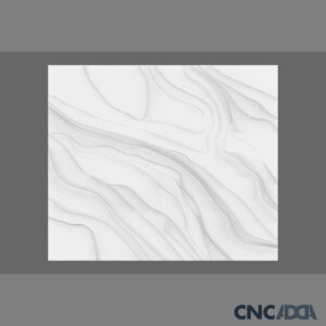 3DWD-1117 Wall Decor Waves Design CNC 3D Model Artcam Relief & STL File Download CNCadda.Com